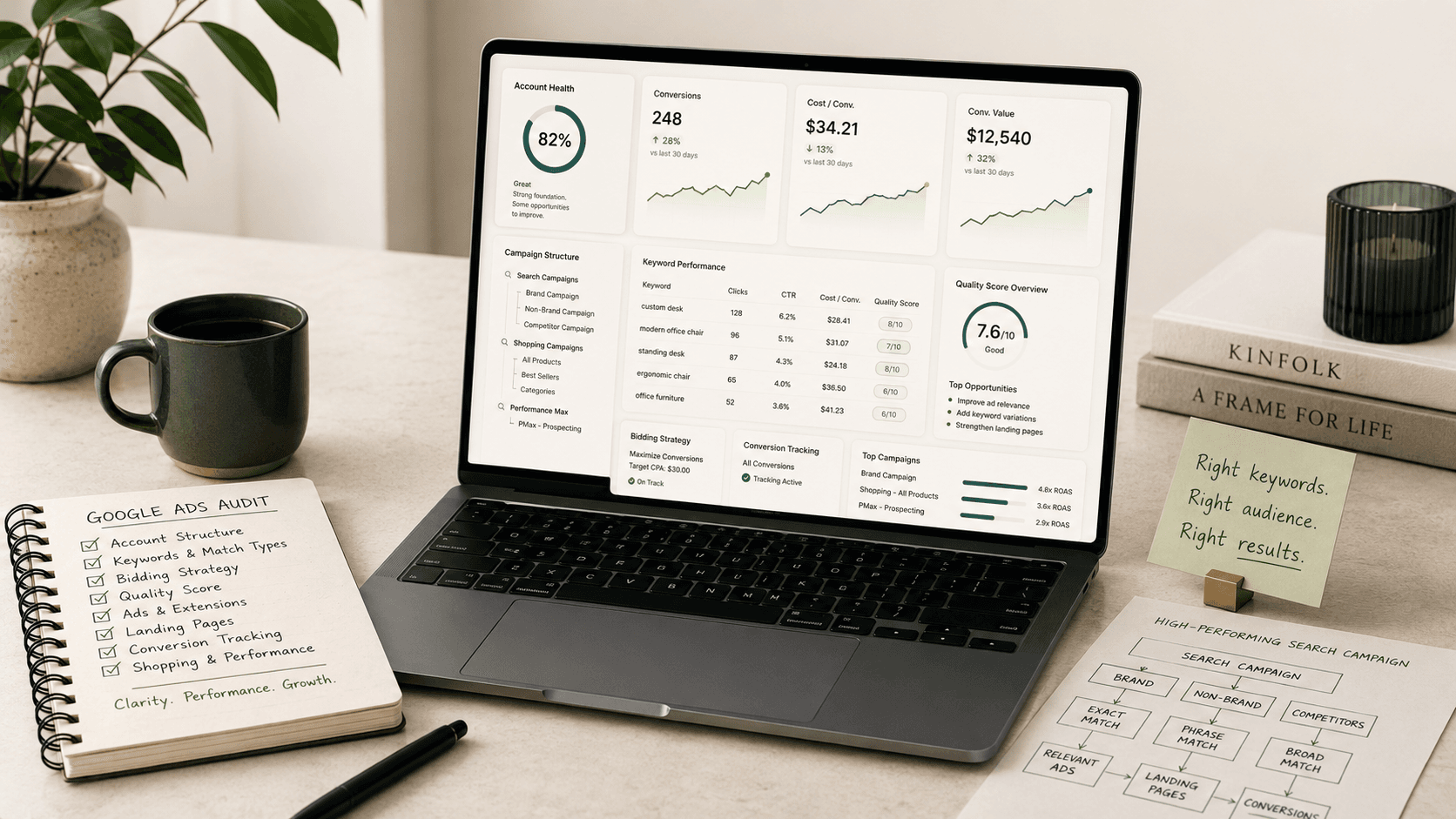 Google Ads audit — search campaign consulting by Micah Sulik