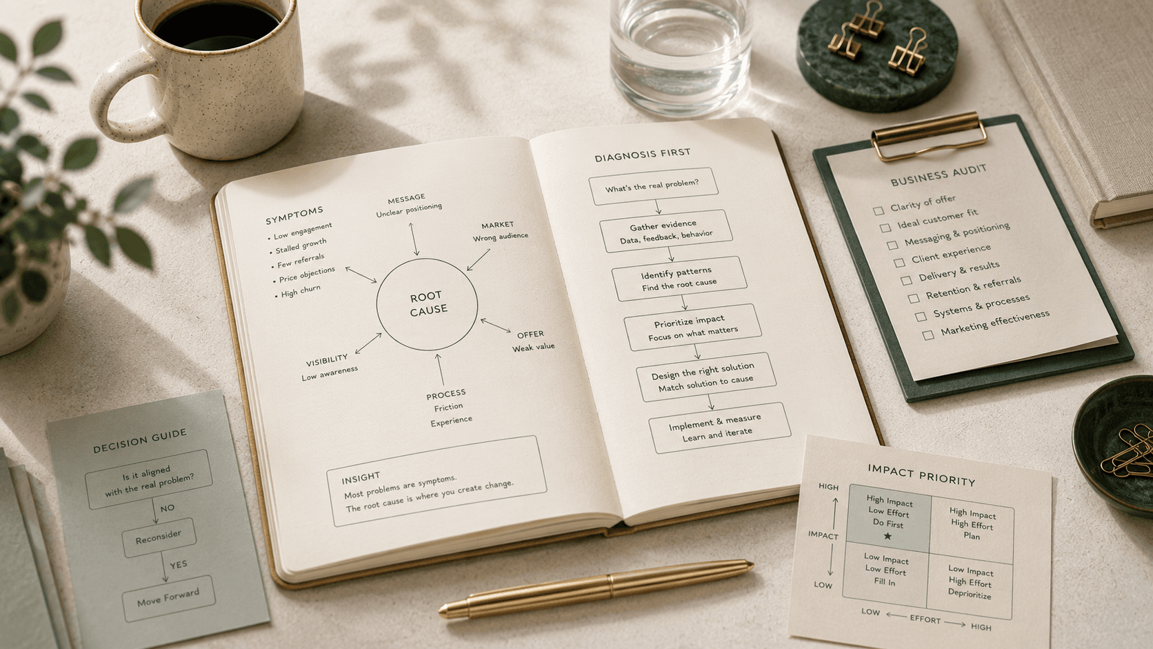 Diagnose Before You Prescribe: Fix the Real Business Problem First